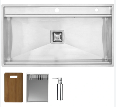 سینک ظرفشویی کن  CAN BCN 304 – 90 CM