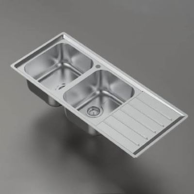 سینک نیک کالا توکار استیل مدل SSI-101