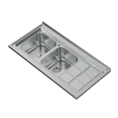 سینک نیک کالا روکار استیل مدل SST-102